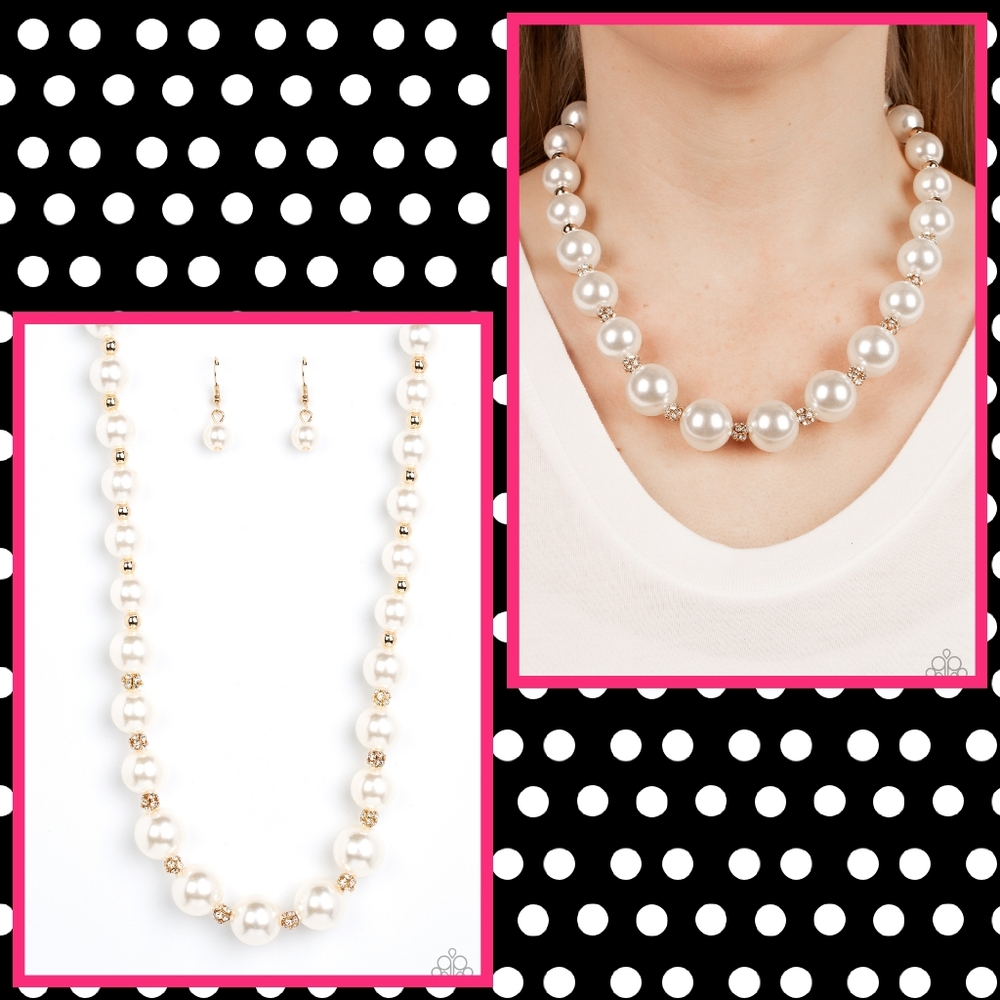 2/$10 Paparazzi Sail Away with Me - Gold Necklace